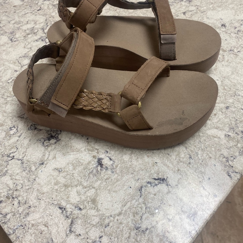 Teva Brown Adventure Sandals with Adjustable Straps